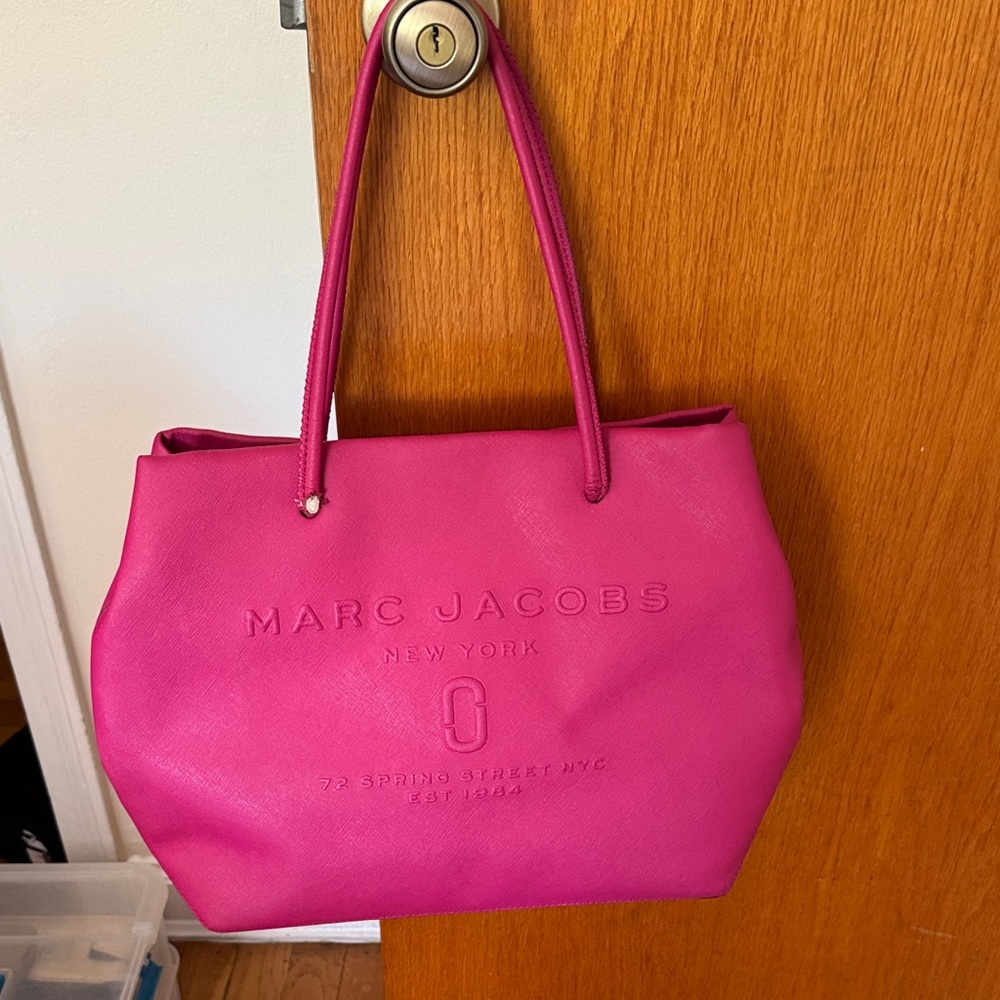 Marc Jacobs Vibrant Pink Tote